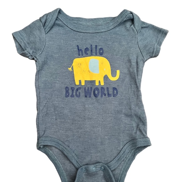 9 Short-Sleeved Baby Onesies from Carter's, Duck Duck Goose, Mon Cheri, 9 Months - Picture 3 of 13